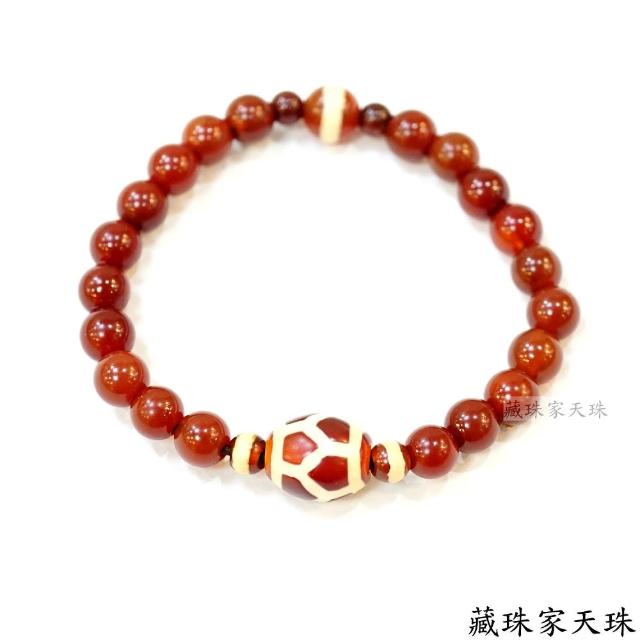 【藏珠家】福壽天珠手鍊