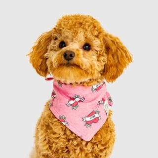 【CANADA POOCH】輕量印花領巾-好朋友(寵物配件-CANADA POOCH-Bandana B Friend)