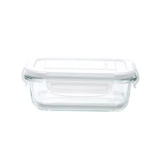 【NITORI 宜得利家居】耐熱玻璃保存容器 370ml 長方形(玻璃保存容器)