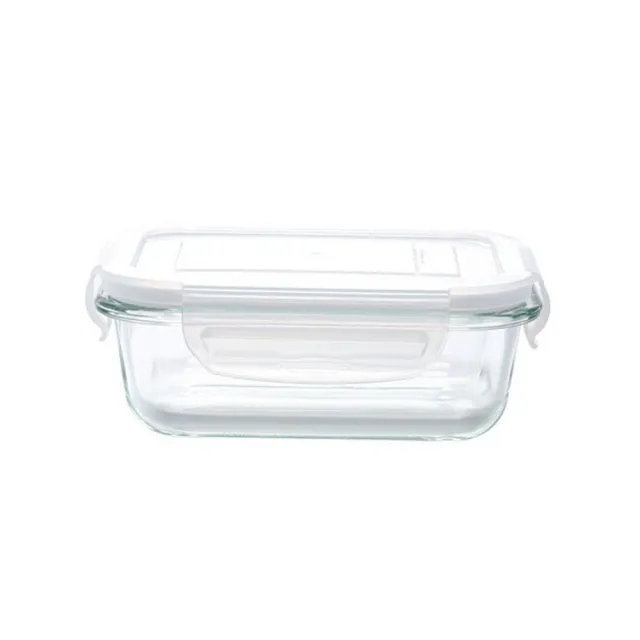 【NITORI 宜得利家居】耐熱玻璃保存容器 370ml 長方形(玻璃保存容器)