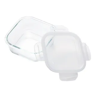 【NITORI 宜得利家居】耐熱玻璃保存容器 780ml 正方形(玻璃保存容器)