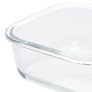 【NITORI 宜得利家居】耐熱玻璃保存容器 780ml 正方形(玻璃保存容器)