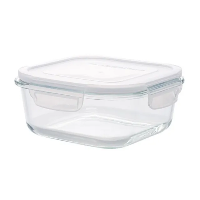 【NITORI 宜得利家居】耐熱玻璃保存容器 780ml 正方形(玻璃保存容器)