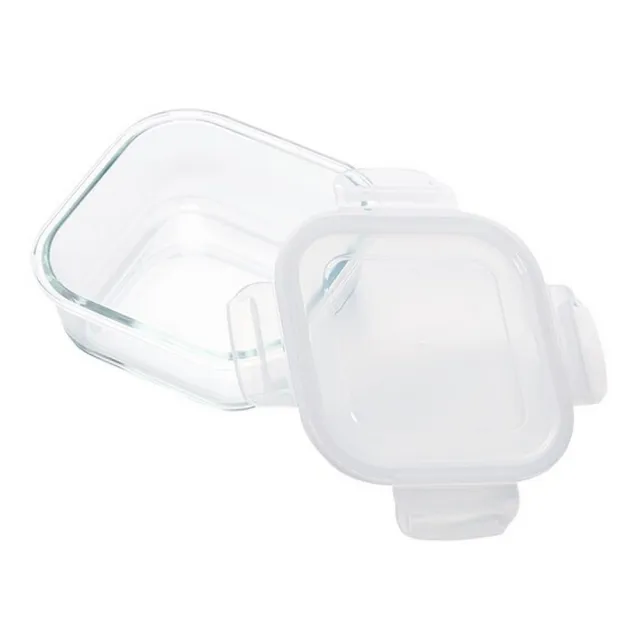 【NITORI 宜得利家居】耐熱玻璃保存容器 780ml 正方形(玻璃保存容器)