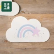 【生活工場】雲朵珪藻土吸水踏墊-彩虹