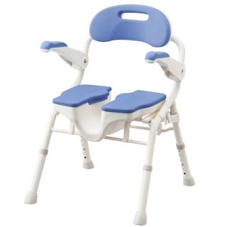 【日本 安壽】洗澡/洗臀二用椅 HP(日本浴廁輔具領導品牌! 紅色/藍色)