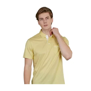 【ROBERTA 諾貝達】台灣製 抗紫外線 冰涼紗舒適短袖棉衫(黃色)