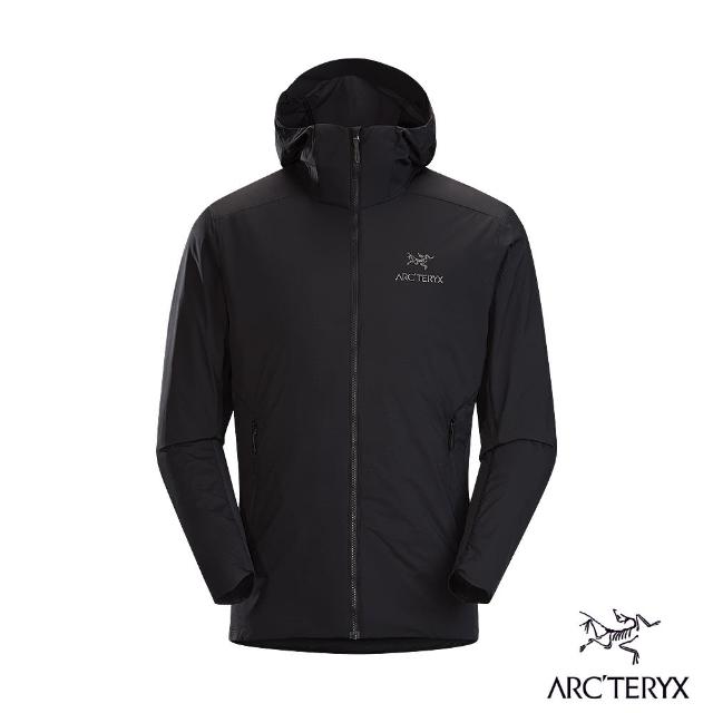 【Arcteryx 始祖鳥官方直營】男 Atom SL 化纖 連帽外套(黑)