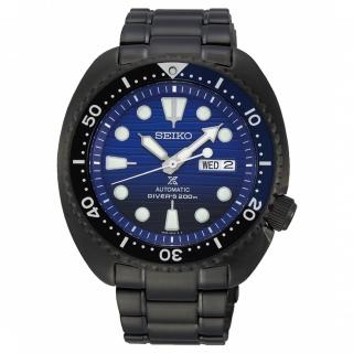 【SEIKO 精工】PROSPEX DIVER SCUBA 愛海洋潛水機械錶/45mm(4R36-05H0SD SRPD11J1)