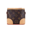 【Louis Vuitton 路易威登】M57099 NOE 經典Monogram帆布皮革迷你水桶/斜背包(棕)