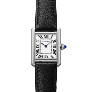 【Cartier 卡地亞】TANK MUST 新經典皮帶中型腕錶x33.7x25.5mm(WSTA0041)