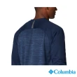 【Columbia 哥倫比亞 官方旗艦】男款-Omni-Wick快排長袖上衣-深藍(UAE02050NY / 快排.運動.長袖)