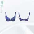 【Swear 思薇爾】撩波幻彩系列F-G罩蕾絲包覆大罩女內衣(潾鏡紫)