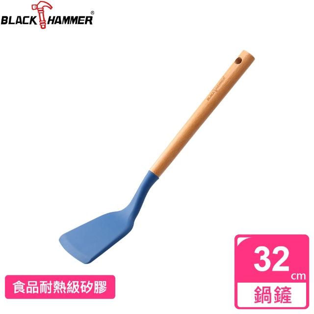 【BLACK HAMMER】樂廚櫸木耐熱矽膠鍋鏟