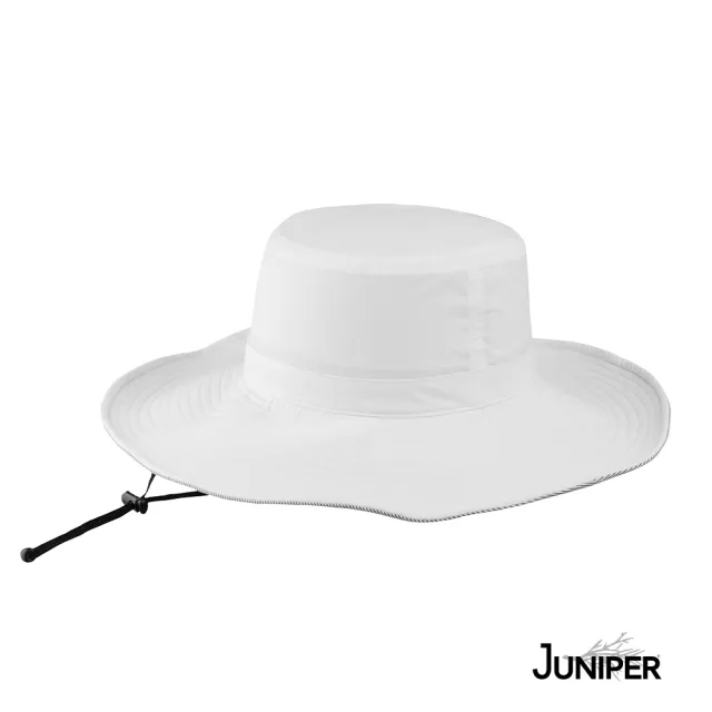 【Juniper 朱尼博】戶外大帽眉抗UV防潑水防曬遮陽帽 MJ7228(帽子/防曬帽/登山帽/大眉帽)