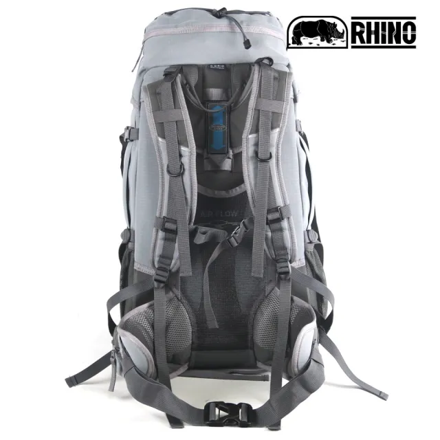 【RHINO 犀牛】雙11 TrekLite 42公升超輕透氣網架背包(藍綠)