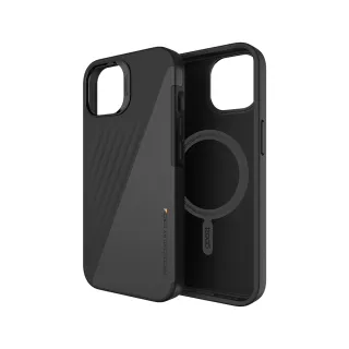 【Gear4】iPhone 13 6.1吋 D3O Brooklyn Snap 布魯克林-軍規4米防摔保護殼(黑色皮革磁吸款)
