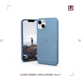 【UAG】(U) iPhone 13 耐衝擊保護殼-亮透藍