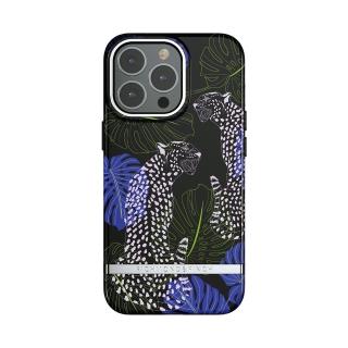 【Richmond&Finch】RF 瑞典手機殼 - 寶藍花豹(iPhone 13 Pro 6.1吋)