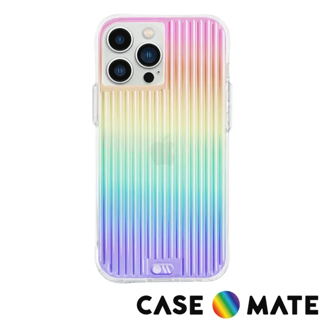 【CASE-MATE】iPhone 13 Pro Max 6.7吋 Tough Groove(彩虹波浪防摔抗菌手機保護殼)