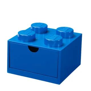 【Room Copenhagen】樂高 LEGO 樂高桌上型四凸抽屜收納箱-藍色(40201731)