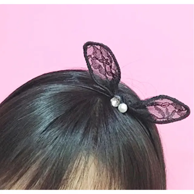 【TDL】兔耳造型兒童髮箍髮飾兔耳髮箍 42-20017