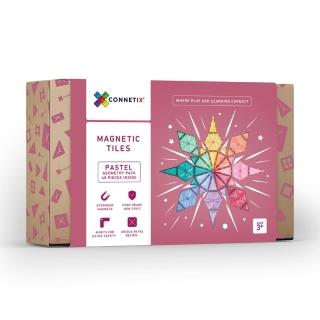 【澳洲Connetix】粉彩磁力積木-幾何圖形組-40pc(磁力積木)