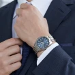 【SEIKO 精工】Presage 新銳麻葉家紋機械錶-銀x藍/39.3mm(SPB167J1/6R35-00V0B)