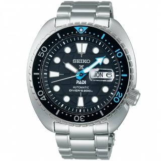 【SEIKO 精工】PROSPEX PADI聯名 愛海洋200米潛水機械錶-45mm 禮物(4R36-06Z0I/SRPG19K1)