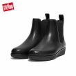 【FitFlop】SUMI LEATHER CHELSEA BOOTS 簡約造型裸靴-女(靓黑色)