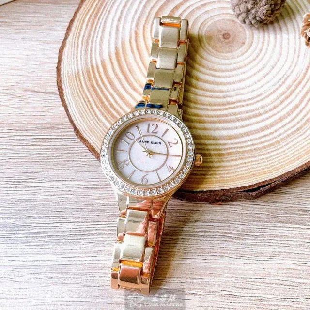 【ANNE KLEIN】ANNE KLEIN安妮克萊恩女錶型號AN00216(玫瑰金色錶面玫瑰金錶殼玫瑰金色精鋼錶帶款)