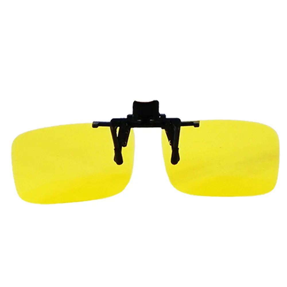 【Docomo】頂級前掛式偏光抗藍光眼鏡　抗UV400　頂級偏光鏡片　夜用增光黃色鏡片　多功能設計(夾式眼鏡)