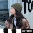 【OT SHOP】素色針織毛線帽 C2110(秋冬保暖 破洞頹廢風 毛帽)