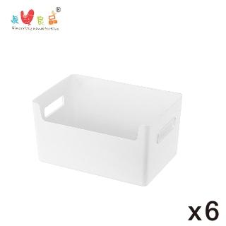 【KEYWAY 聯府】來可開放式置物盒3.5L-6入組(MIT臺灣製 衣物/廚房/衛浴/文具/化妝保養品 收納整理盒)
