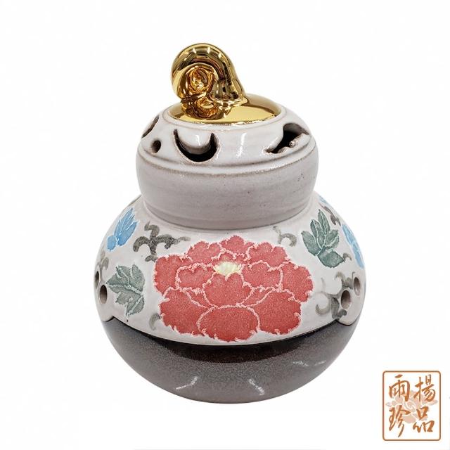 【雨揚】富貴牡丹福祿香爐