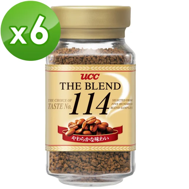 【UCC】114即溶咖啡x6罐組(90g/罐 (效期:2025/5/1))