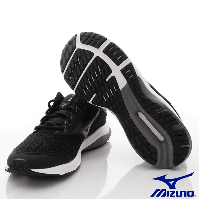 【MIZUNO 美津濃】運動休閒童鞋款(K1GC213349黑-20-25cm)