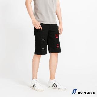 【NoMorre】休閒短褲 短褲 破壞補丁短褲 短褲男 男生短褲 韓版彈力 M-3L 黑色 臺灣現貨 #7867(黑色)