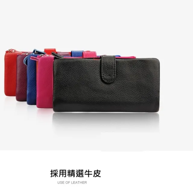 【玩皮工坊】牛皮彩虹22卡位2折錢包長夾 LH447 女夾(8色可選)