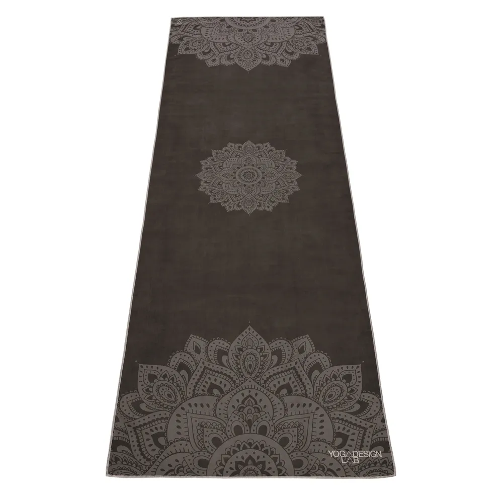 【Yoga Design Lab】Yoga Mat Towel 瑜珈鋪巾 - Mandala Black(濕止滑瑜珈鋪巾)