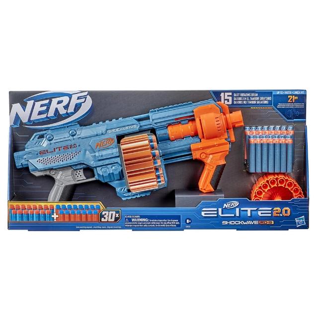【NERF 樂活打擊】超值組合(爆震波+50發彈鏢)