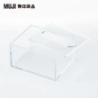 【MUJI 無印良品】壓克力桌上用面紙收納盒/面紙另售