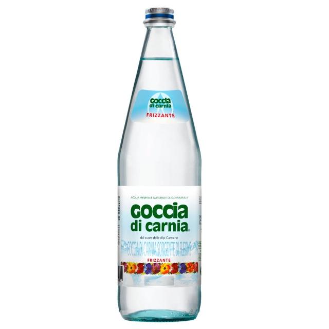 【Goccia di Carnia 高地卡尼】天然氣泡礦泉水 1000mlx12入(氣泡礦泉水)