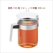 【BLOMUS】Sencha鋼柄玻璃杯2入 300ml(水杯 茶杯 咖啡杯)