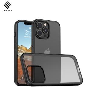 【CASE SHOP】iPhone 13 Pro Max 6.7吋 抗震防刮殼-魔影黑(鏡頭保護強化)