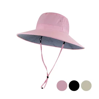 【Juniper 朱尼博】女款抗UV防潑水遮陽漁夫帽 MJ7269(帽子/登山帽/遮陽帽/休閒帽)