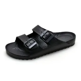 【G.P】AQUOS雙硬度柏肯防水拖鞋A5115-黑色(SIZE:36-44 共七色)
