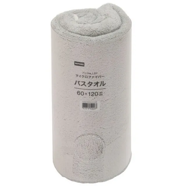 【NITORI 宜得利家居】超細纖維浴巾 BAGGIO LGY(BAGGIO)