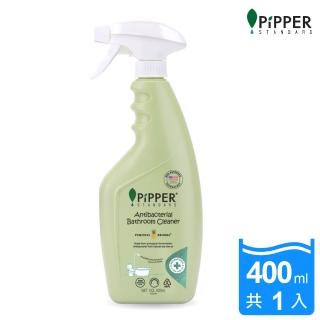 【PiPPER STANDARD】沛柏鳳梨酵素抗菌浴廁清潔劑茶樹400ml(全新抗菌技術/有效去污/浴室清潔/馬桶清潔)