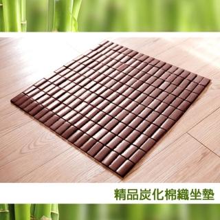 【JENNY SILK 蓁妮絲生活館】精品炭化棉織麻將蓆坐墊．自然小清新(三人50x160cm)